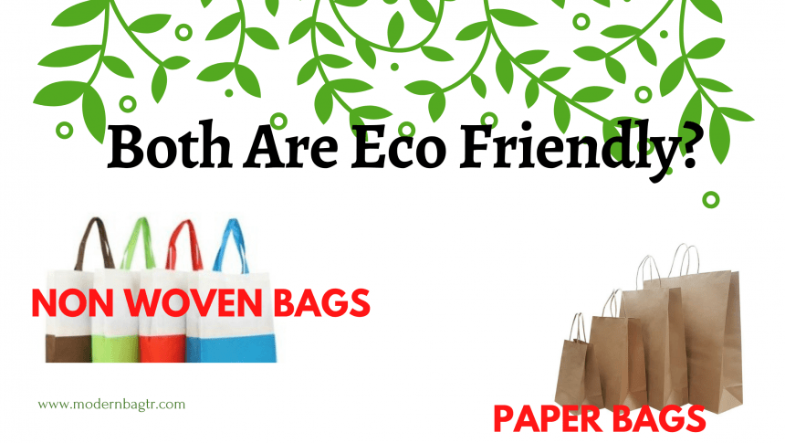 Why Paper Bags and Non Woven Bags are Eco-Friendly?